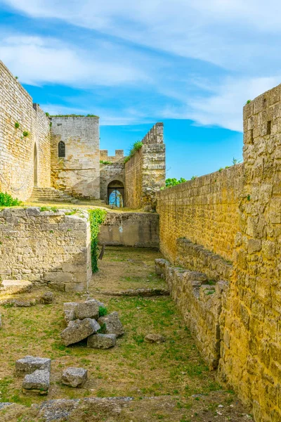 Castello Lombardia Enna Sicily Ital — Stock Photo, Image