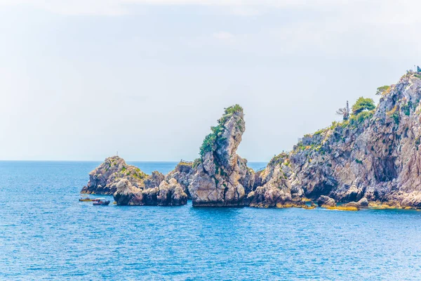 Isola Bella Perto Taormina Sicília Ital — Fotografia de Stock