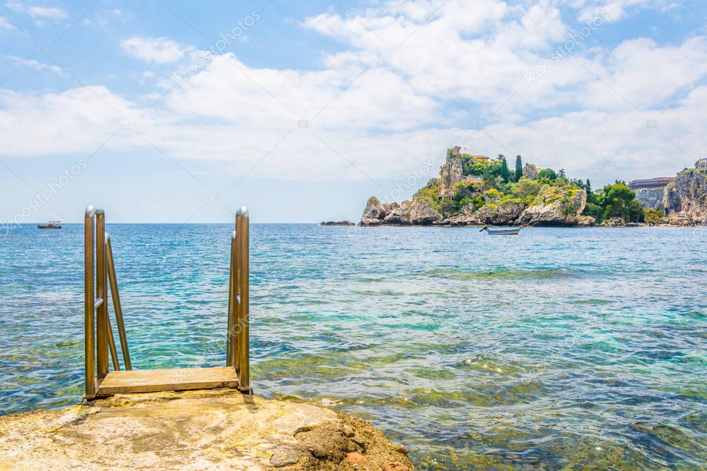 isola bella near Taormina, Sicily, Ital