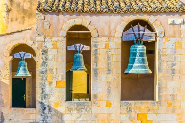 Noto, Sicilya, Ital Bazilikası Santissimo Salvatore çanları