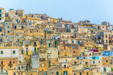 Modica, Sicilya, Ital havadan görünümü