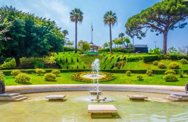 Catania, Sicilya, Ital Bellini Bahçe park
