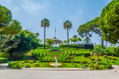 Catania, Sicilya, Ital Bellini Bahçe park