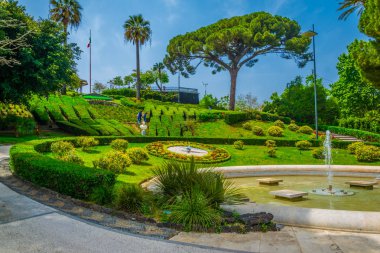 Catania, Sicilya, Ital Bellini Bahçe park