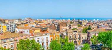 Catania, Sicilya, Ital havadan görünümü