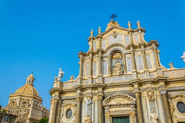 aziz agatha ve badia Catania, Sicilya, Ital Agatha kilise katedral