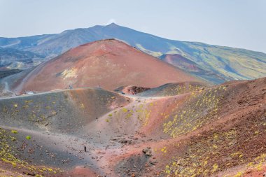 Crateri Silvestri Sicilya, Ital Etna Dağı yer alan