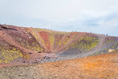Crateri Silvestri Sicilya, Ital Etna Dağı yer alan