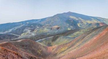Crateri Silvestri Sicilya, Ital Etna Dağı yer alan