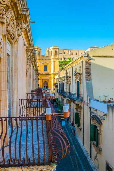 Balcones Palazzo Nicolaci Noto Sicilia Ital — Foto de Stock