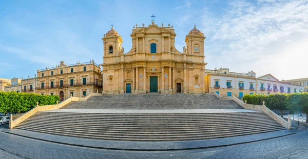 Basilica Minore San Nicolo Noto Sizilien Italien — Stockfoto