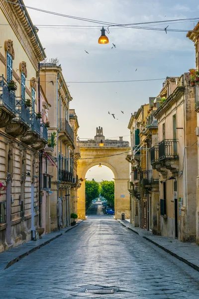 Vista Porta Reale Ferdinandea Noto Sicilia Ital — Foto de Stock