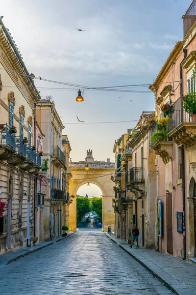Vista Porta Reale Ferdinandea Noto Sicilia Ital — Foto de Stock