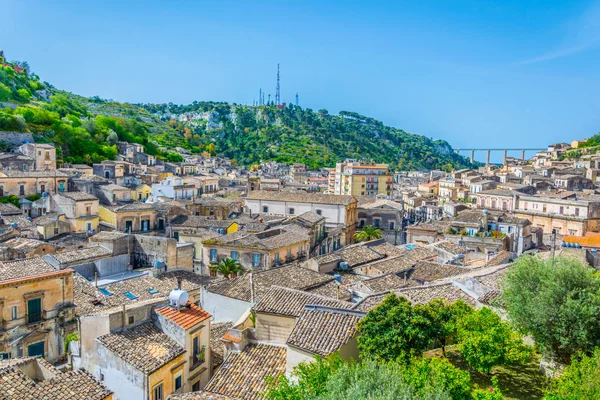 Vista Aérea Modica Sicilia Ital — Foto de Stock