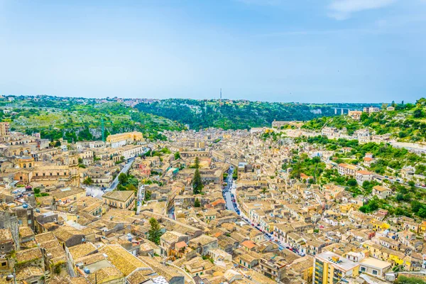 Vista Aérea Modica Sicilia Ital — Foto de Stock