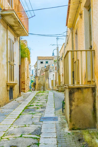 Vista Una Calle Estrecha Modica Sicilia Italia — Foto de Stock
