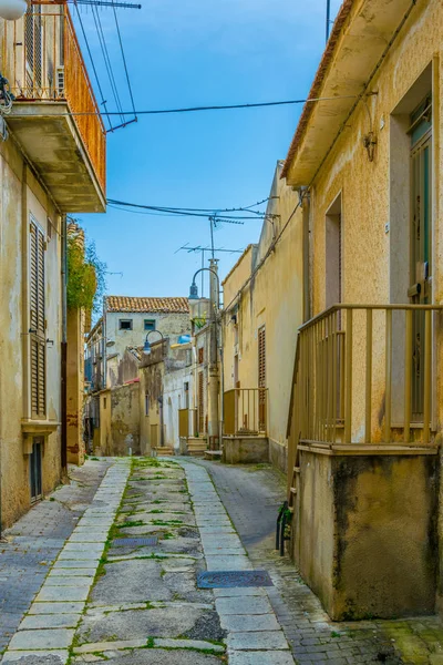 Vista Una Calle Estrecha Modica Sicilia Italia — Foto de Stock