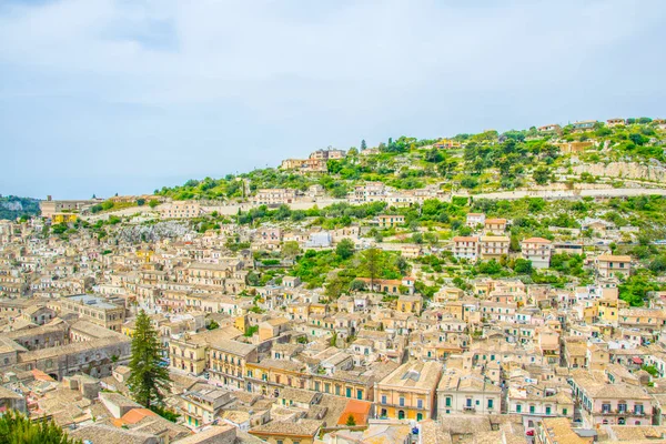 Vista Aérea Modica Sicilia Ital — Foto de Stock