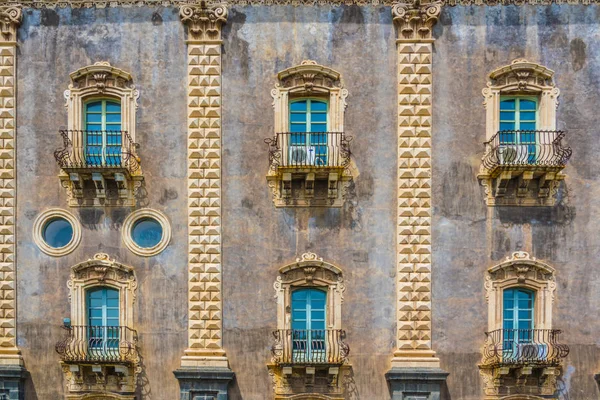 Benedettini San Nicolo Sicilya Ital Eski Manastırda Bulunan Catania Üniversitesi — Stok fotoğraf