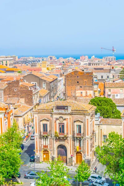 Luchtfoto Van Catania Sicilië Ital — Stockfoto