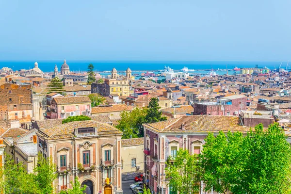 Letecký Pohled Catania Sicílie Ital — Stock fotografie