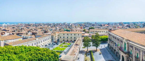 Luchtfoto Van Catania Sicilië Ital — Stockfoto