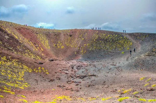 Crateri Silvestri Situé Sur Mont Etna Sicile Ital — Photo