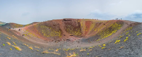 Crateri Silvestri Situado Monte Etna Sicilia Ital — Foto de Stock