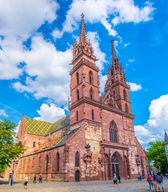 Basel, Switzerlan 'daki Basler Munster