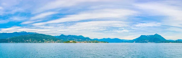 Isola Madre Com Palácio Borromeo Lago Maggiore Ital — Fotografia de Stock