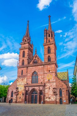 Basel, Switzerlan 'daki Basler Munster