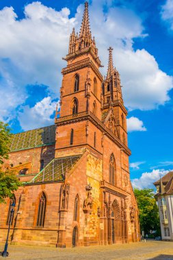 Basel, Switzerlan 'daki Basler Munster