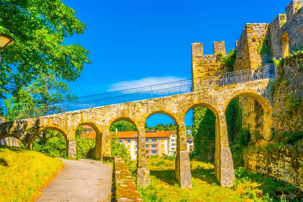 Fortificación Ciudad Suiza Neuchate — Foto de Stock