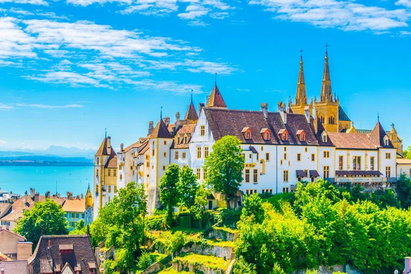 Neuchâtel Castle Switzerlan — Zdjęcie stockowe
