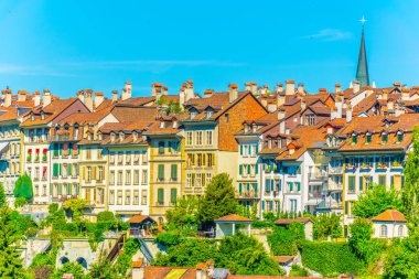 Bern Switzerlan içinde havadan görünümü