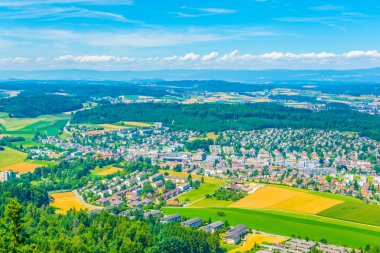 Switzerlan Bern yakınındaki kırsal