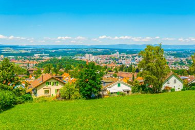 Switzerlan Bern yakınındaki kırsal