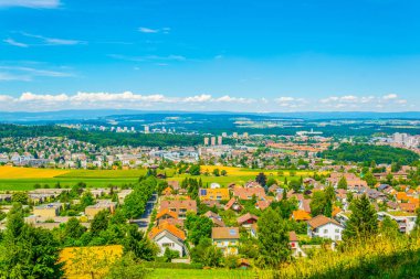Switzerlan Bern yakınındaki kırsal