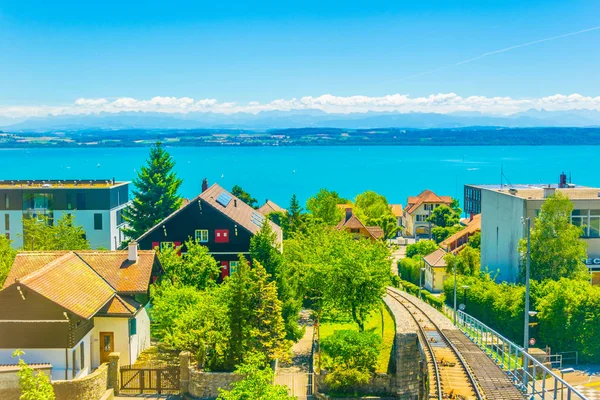 Funicular Chaumont Neuchatel Suiza —  Fotos de Stock