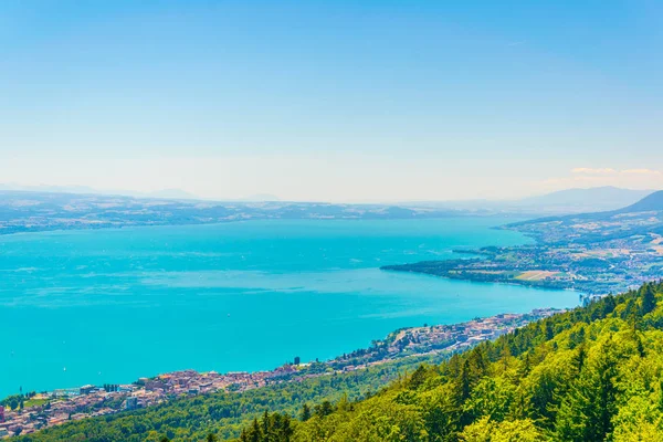 Veduta Aerea Del Lago Neuchatel Svizzera — Foto Stock