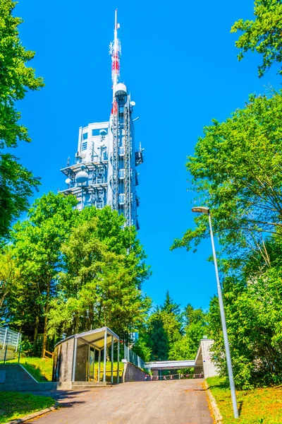 Torre Vigilancia Mont Pelerin Suiza — Foto de Stock