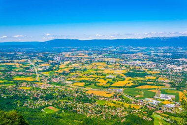 Switzerlan Cenevre'de yakınındaki kırsal