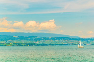 Lac Leman Switzerlan içinde olarak da adlandırılan Geneva Gölü