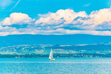 Lac Leman Switzerlan içinde olarak da adlandırılan Geneva Gölü