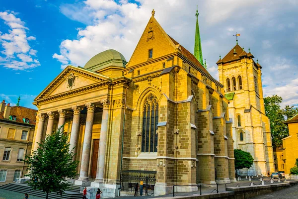 Saint Pierre Katedralen Genève Schweiz — Stockfoto