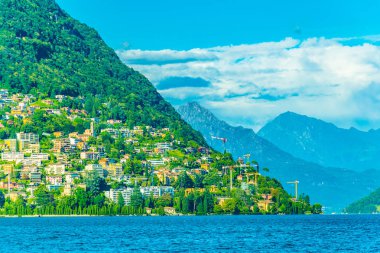 Lugano Monte Bre, Switzerlan üzerinde yer alan bir parçası