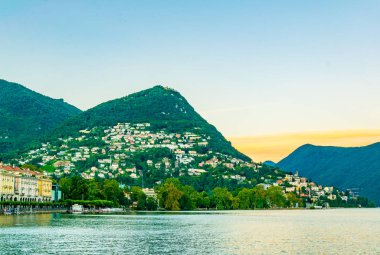 Lugano Monte Bre, İsviçre üzerinde yer alan bir parçası
