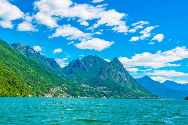 Switzerlan Lugano Gölü