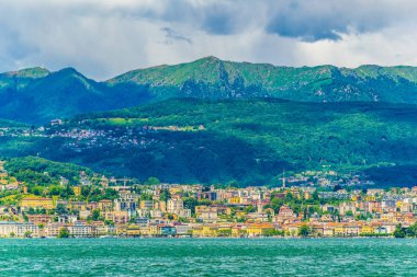 Eski Şehir Switzerlan Lugano göle bakan Lugano