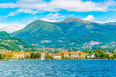 Eski Şehir Switzerlan Lugano göle bakan Lugano